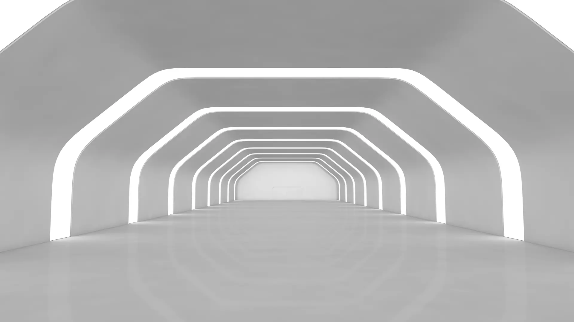 Sci Fi Warehouse 3D model_0