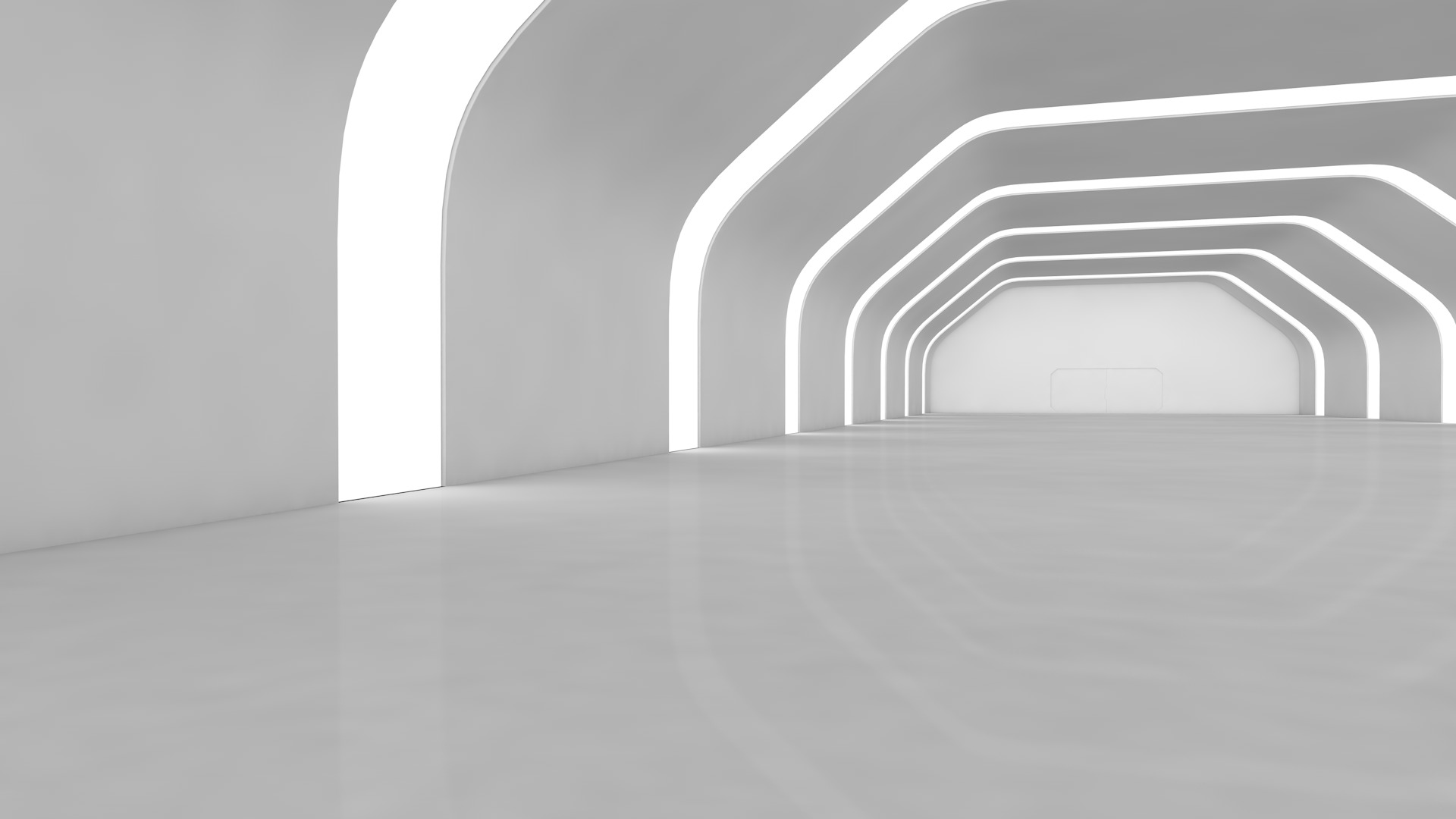 Sci Fi Warehouse 3D model_1