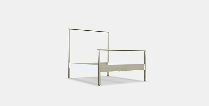 GJORA Bed frame 9 Low-poly 3D model