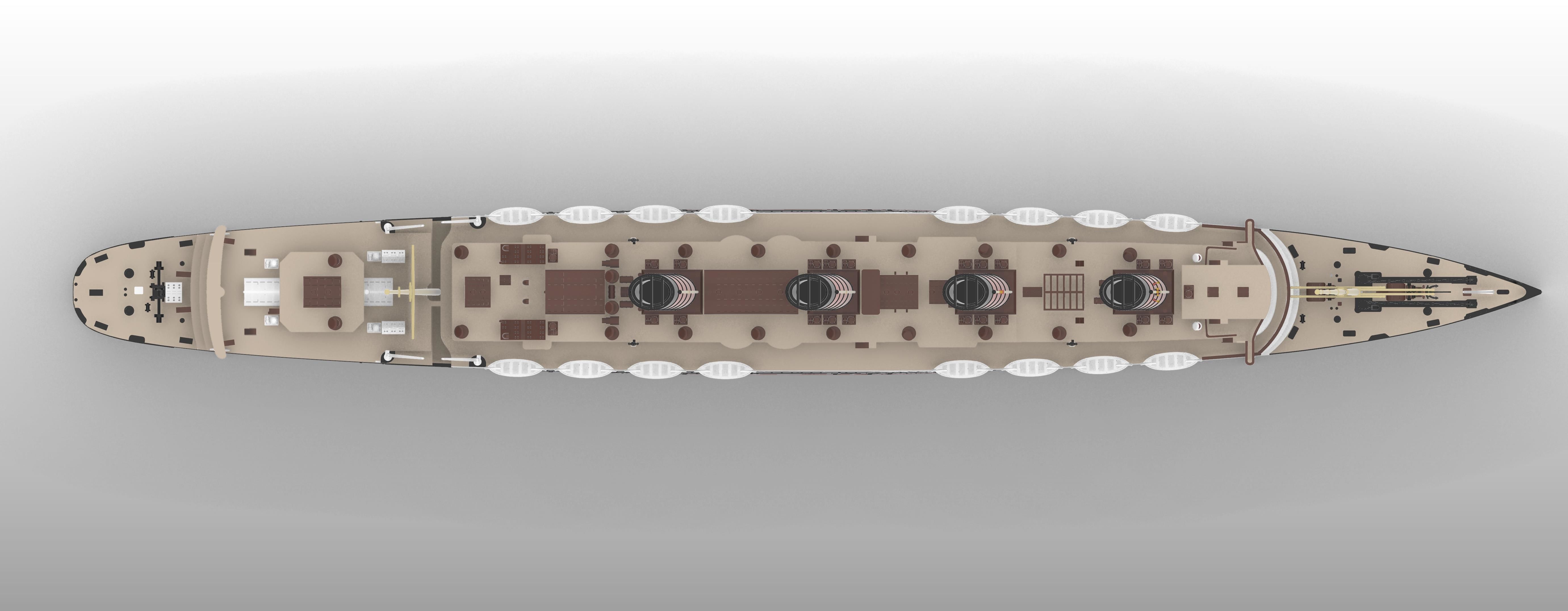 RMS LUSITANIA Cunard legendary ocean liner 3D print model_6