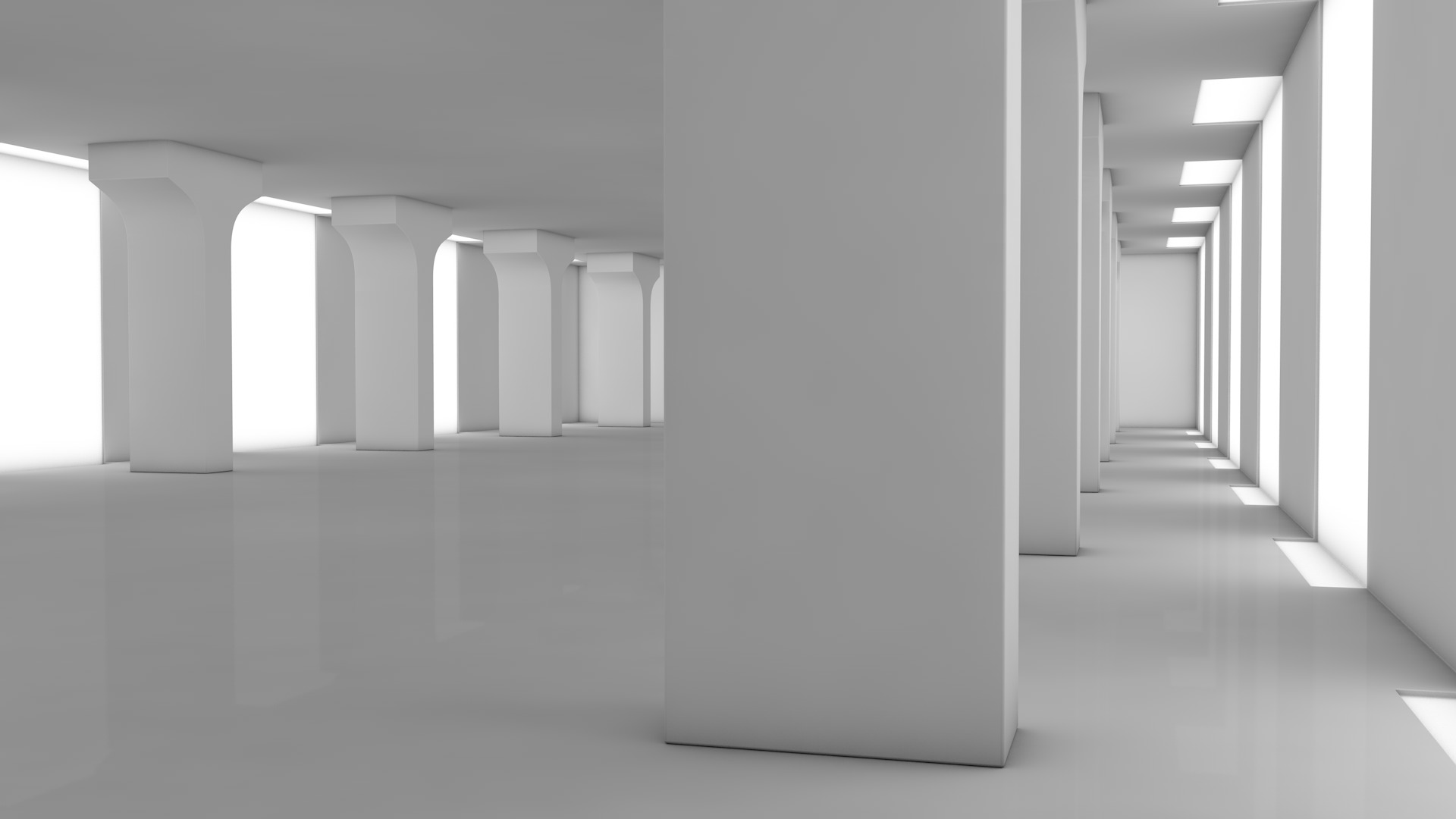 Sci Fi Warehouse 3D model_2