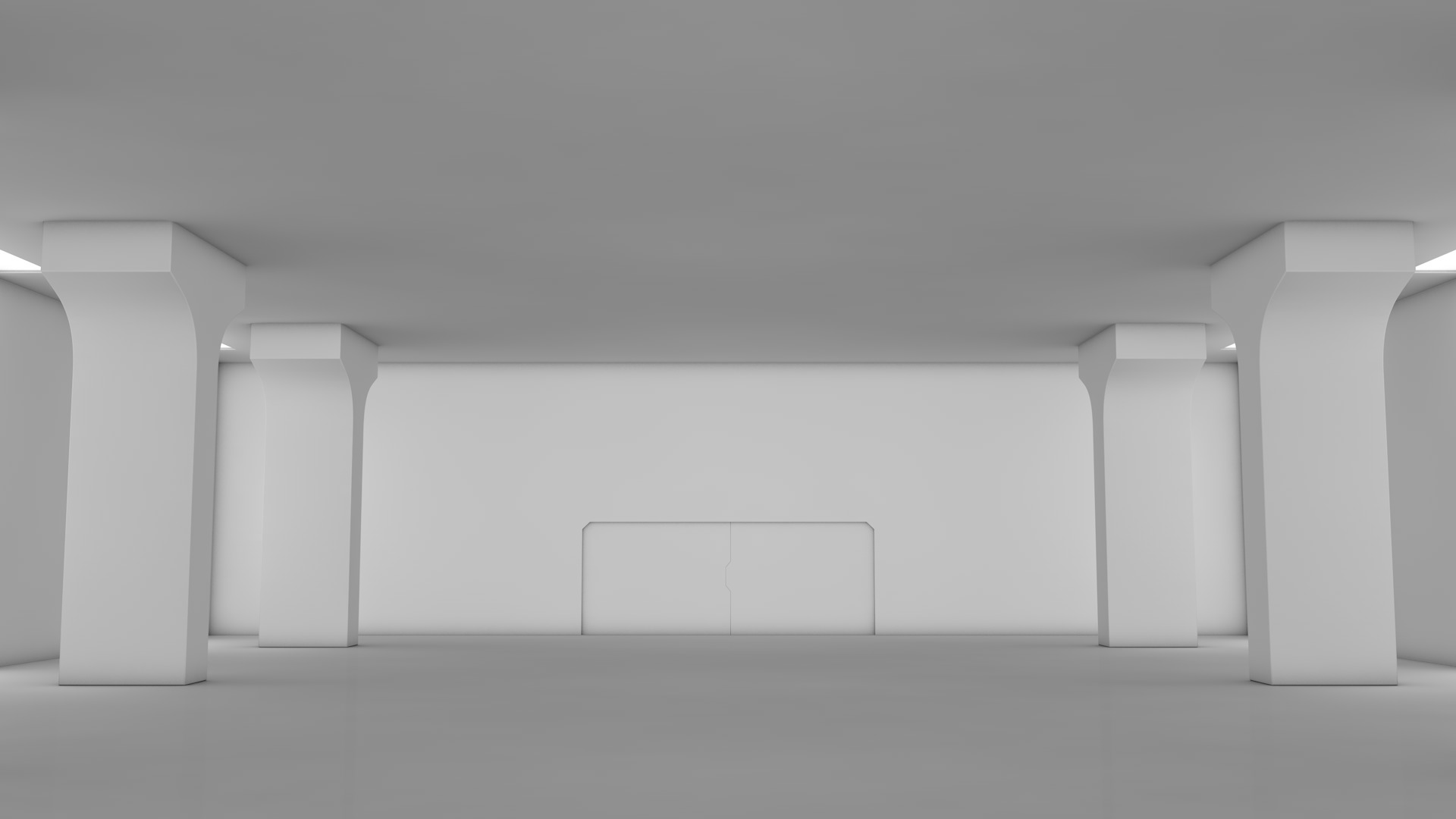 Sci Fi Warehouse 3D model_6