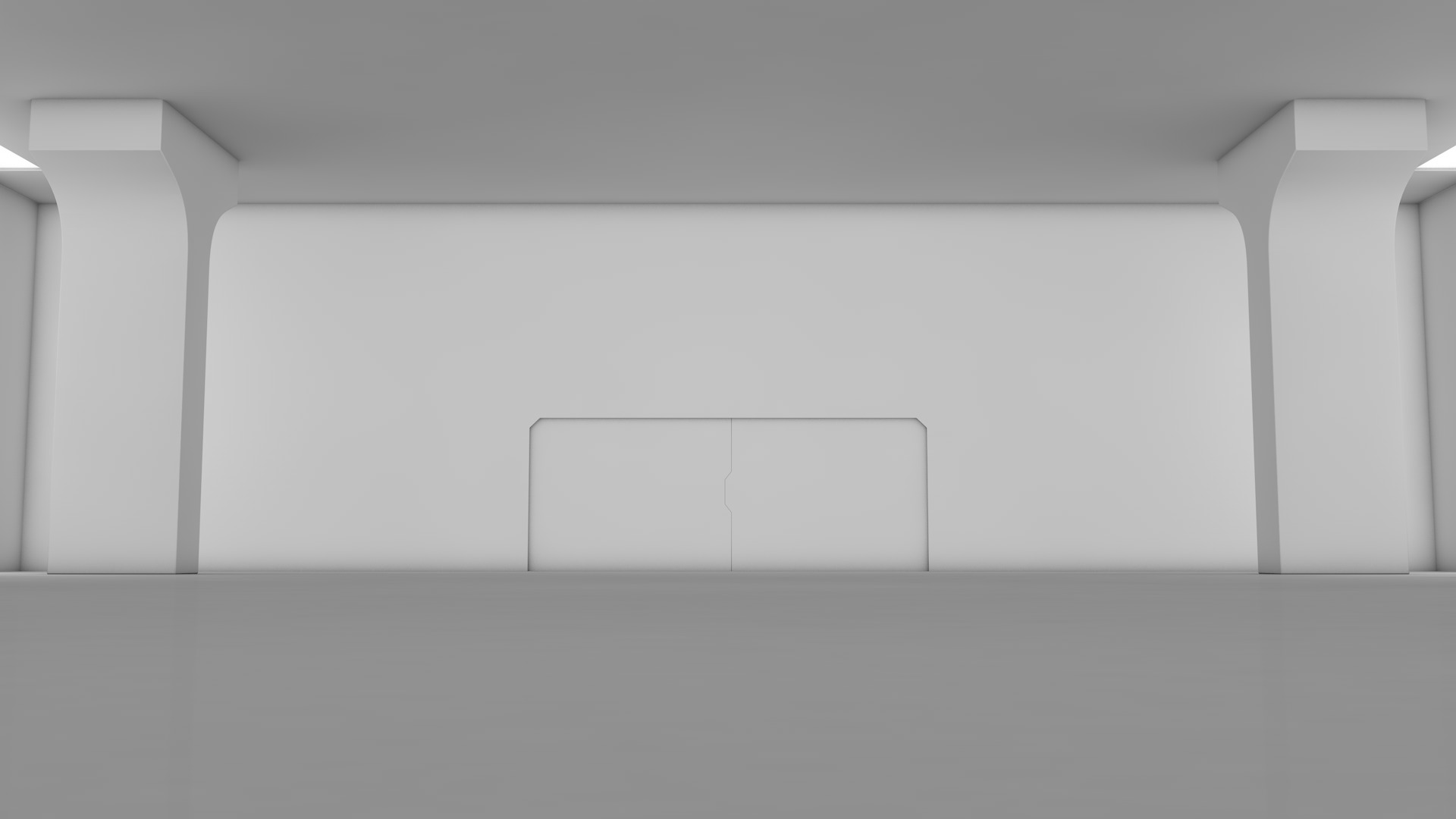 Sci Fi Warehouse 3D model_7