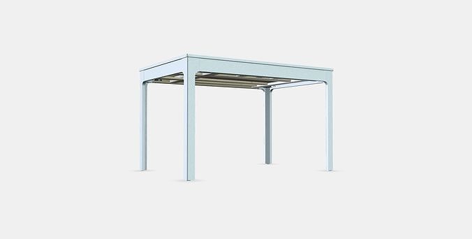EKEDALEN Extendable table 11 Low-poly 3D model