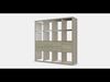 KALLAX Shelving unit with 4 inserts 20 Low-poly 3D model_1
