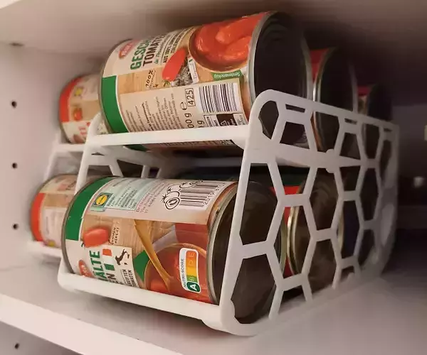 First in first out for 6 and 8 tin can