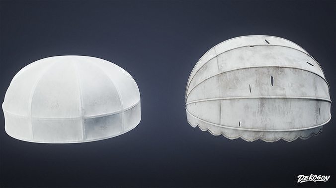 BUILDINGS - Door Awning Set 02 - LOW POLY AND NANITE Low-poly 3D model