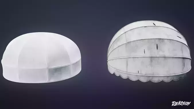 BUILDINGS - Door Awning Set 02 - LOW POLY AND NANITE