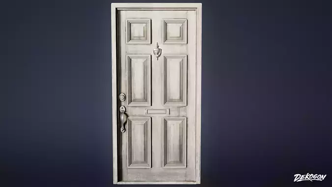 BUILDINGS - Door Exterior Set 02 - LOW POLY AND NANITE