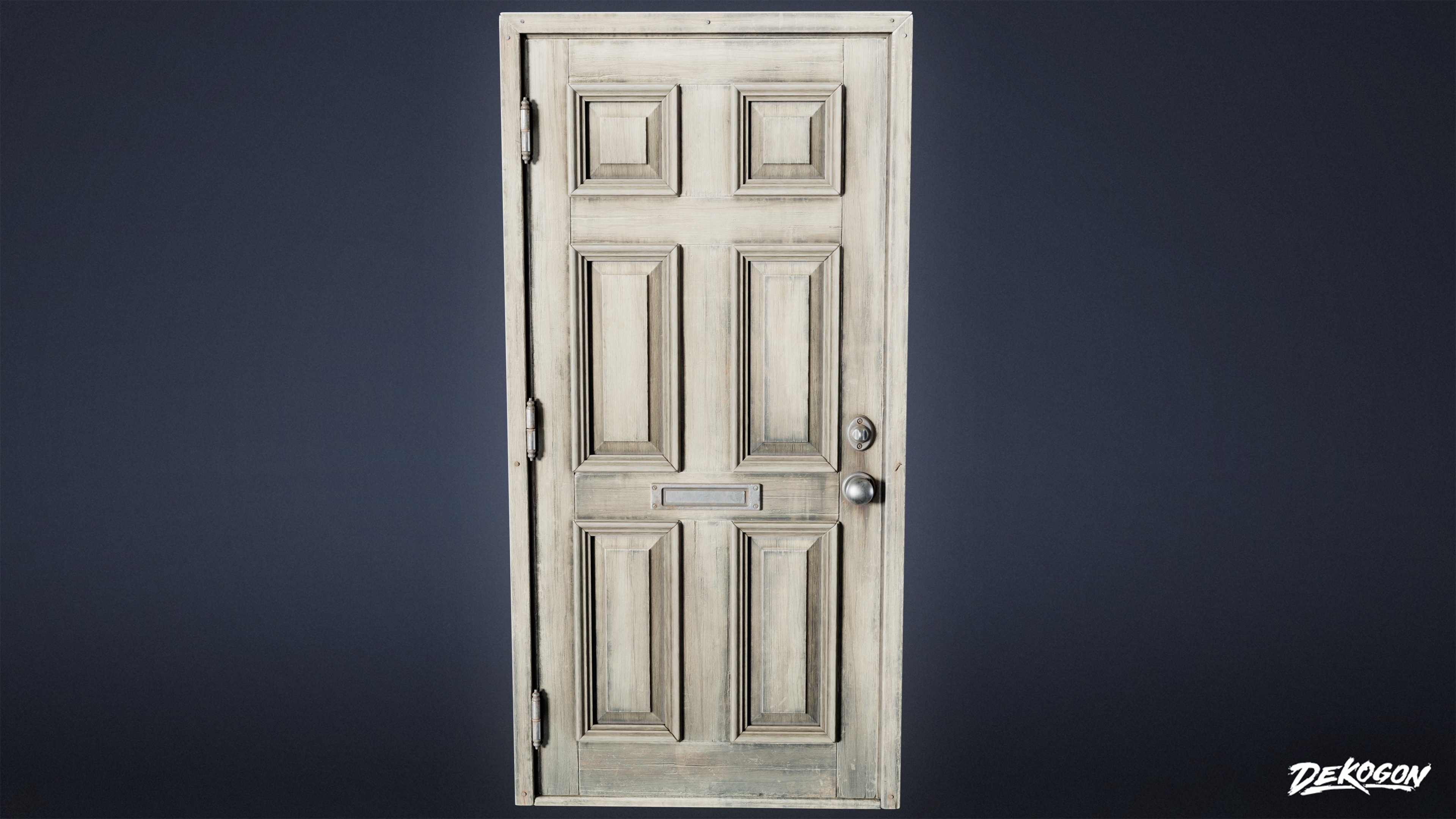 BUILDINGS - Door Exterior Set 02 - LOW POLY AND NANITE Low-poly 3D model_4