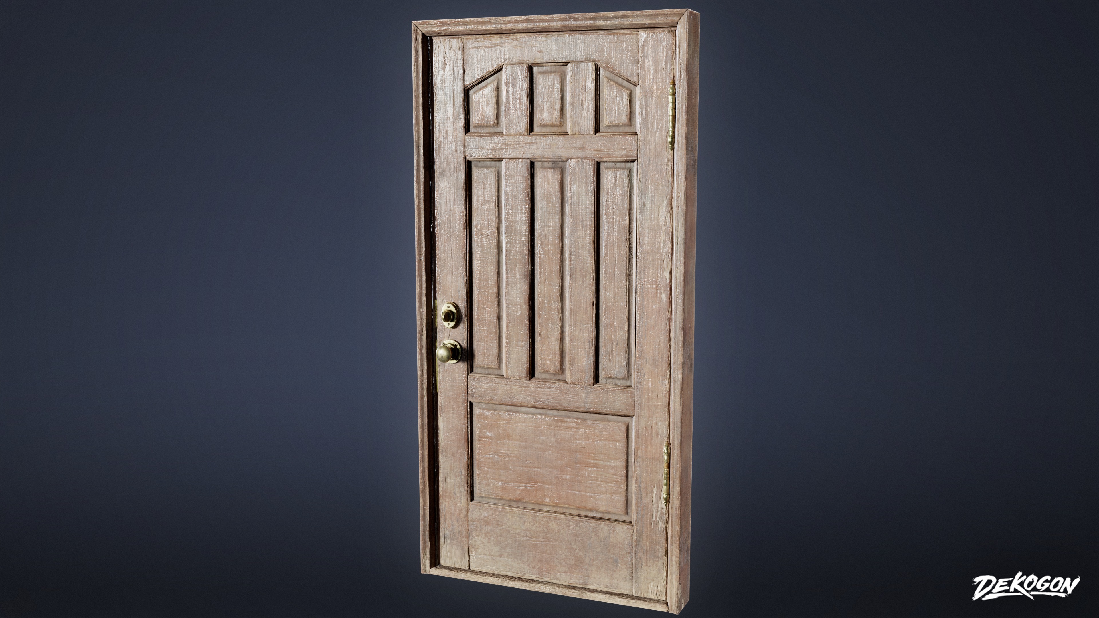 BUILDINGS - Door Exterior Set 03 - LOW POLY AND NANITE Low-poly 3D model_2