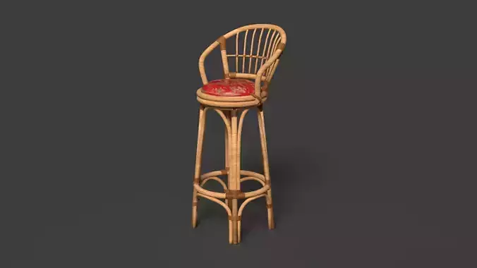 Chinese bamboo chair 