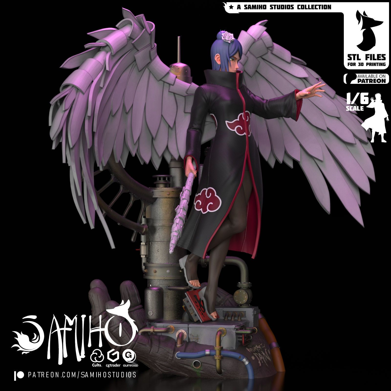 Samiho Studios - Konan - STLs ready for printing 3D print model_4