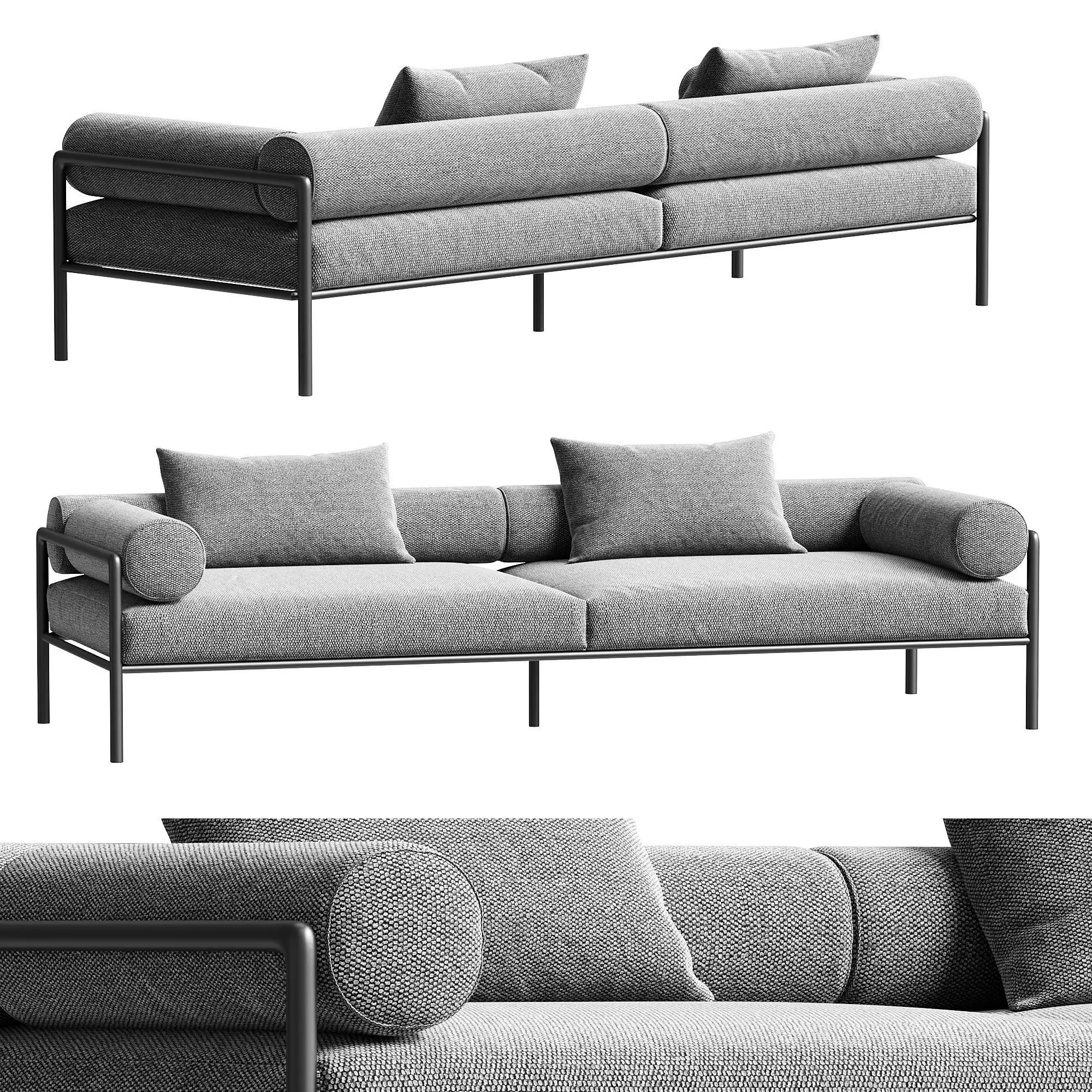 Agra Outdoor Sofa 3D model