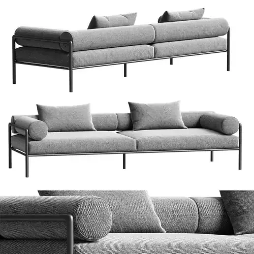 Agra Outdoor Sofa 3D model