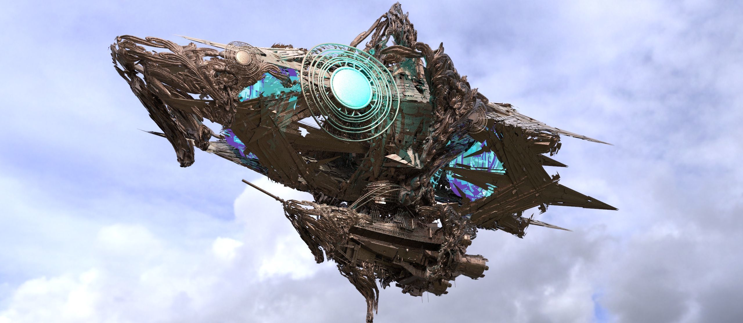 DR Strange airship 1  3D model_1