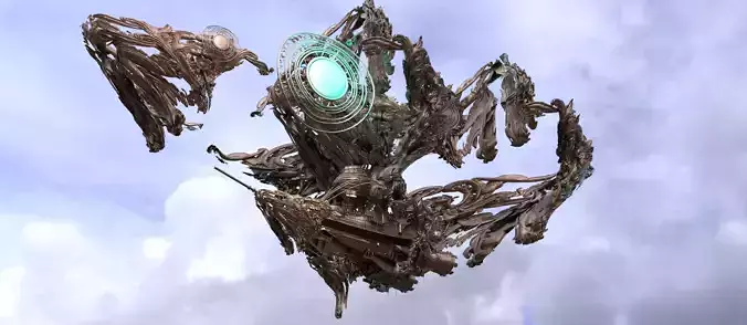 DR Strange airship 3  3D model