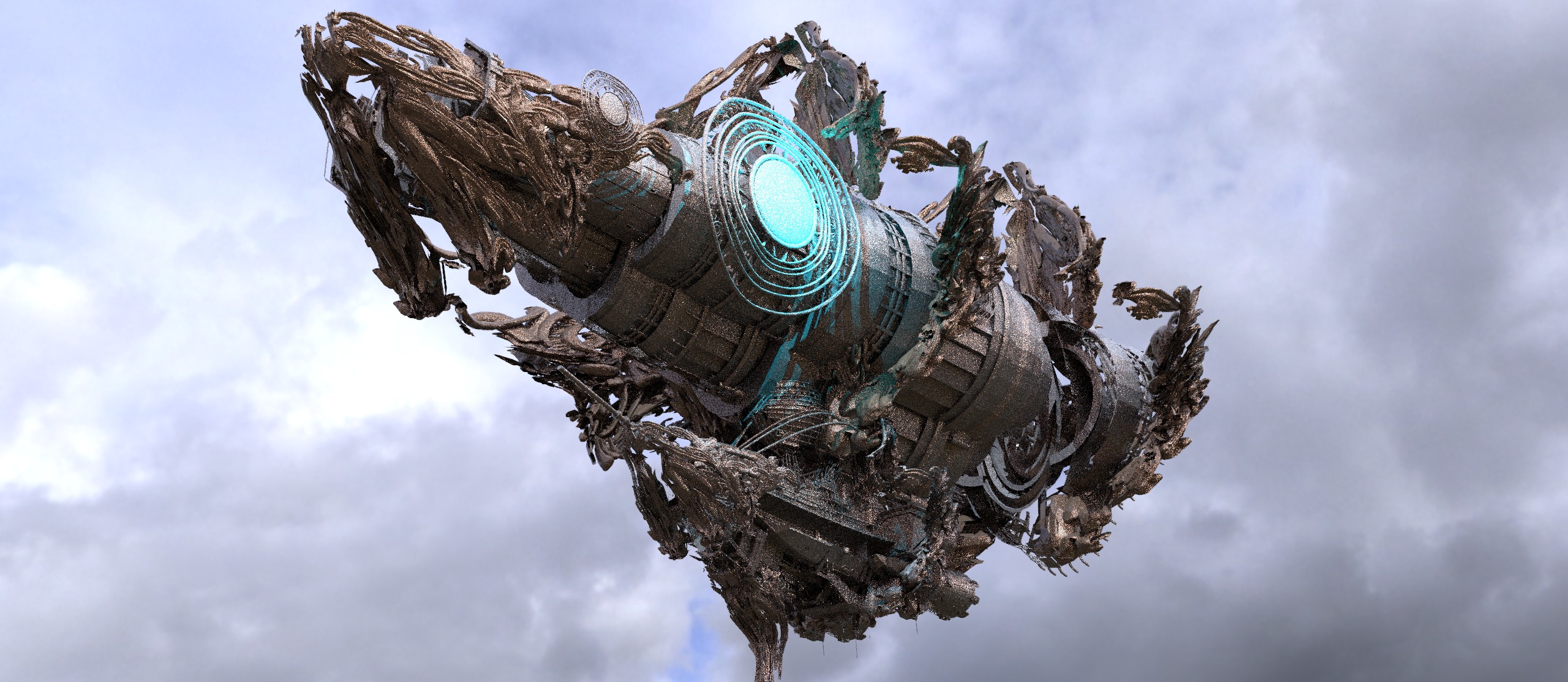 DR Strange airship 4  3D model_1