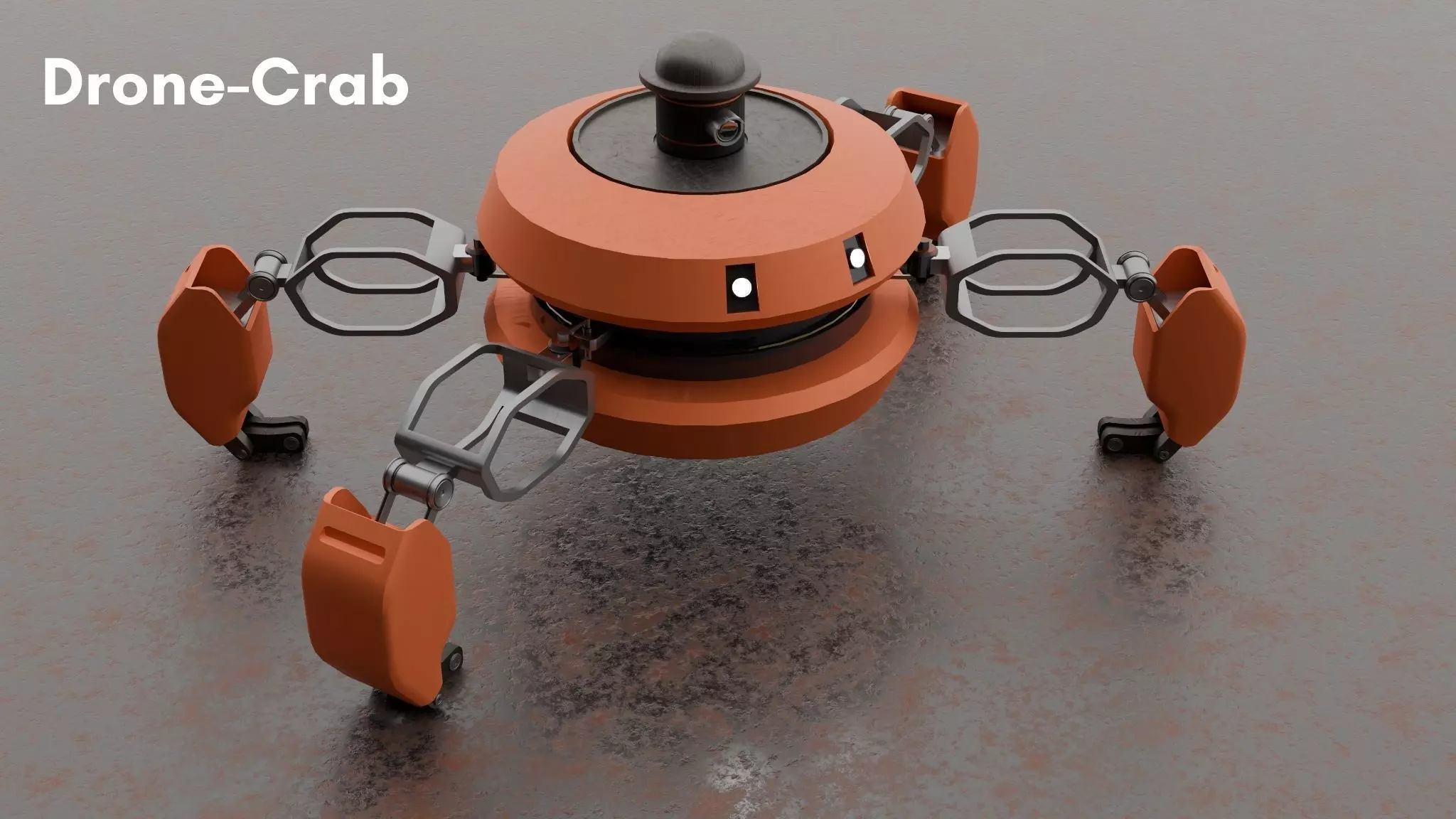 Dron-Crab Robot 3D model_0