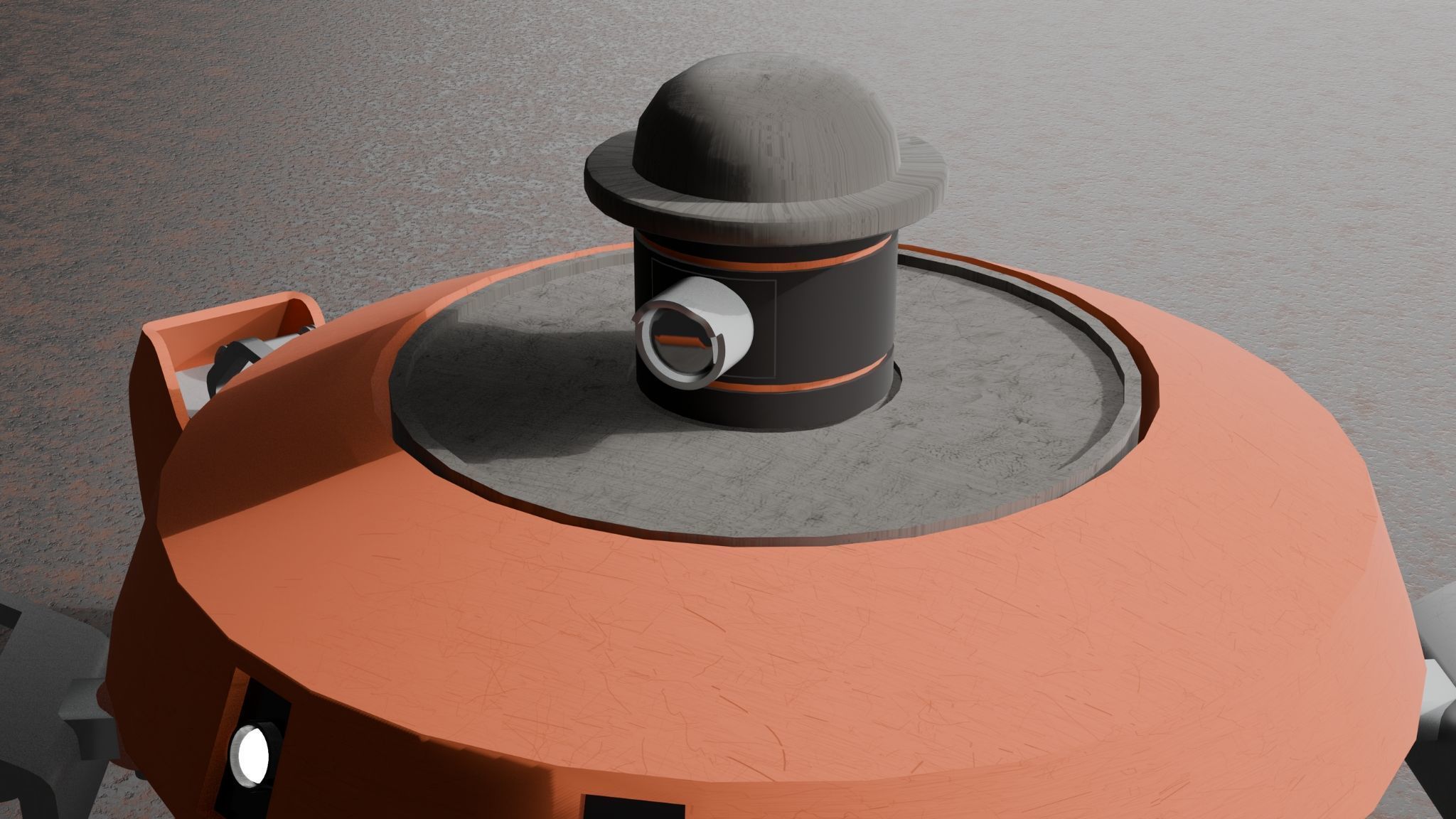 Dron-Crab Robot 3D model_2