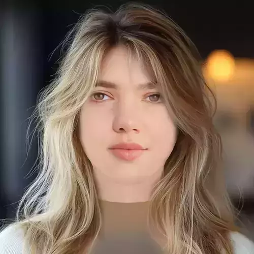 Alisha Newton Head - No Hair - Low poly head for game 