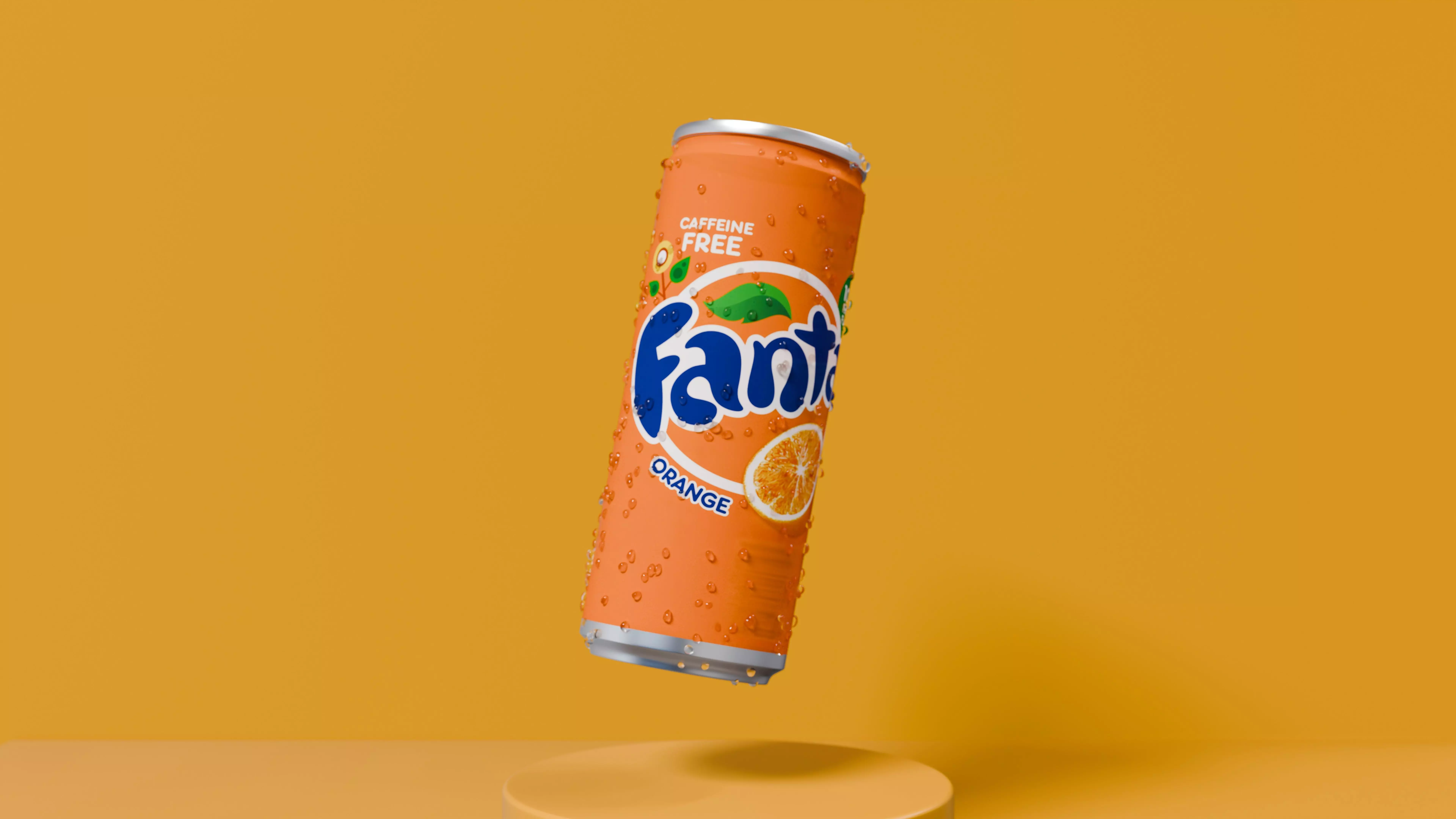 Fanta Drink Can 3D Model Very Realistic Model Free 3D model