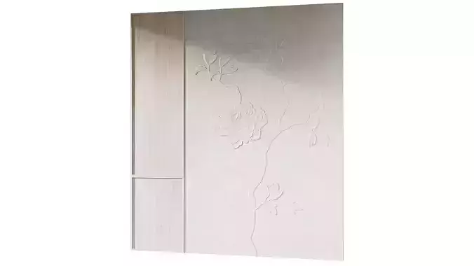 decorative wall 03 3D model