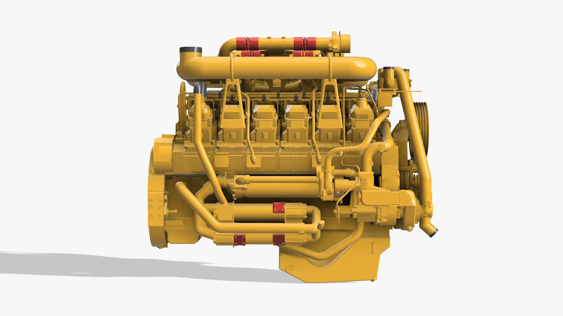 CAT 3512 C FOR 785D 3D print model_3