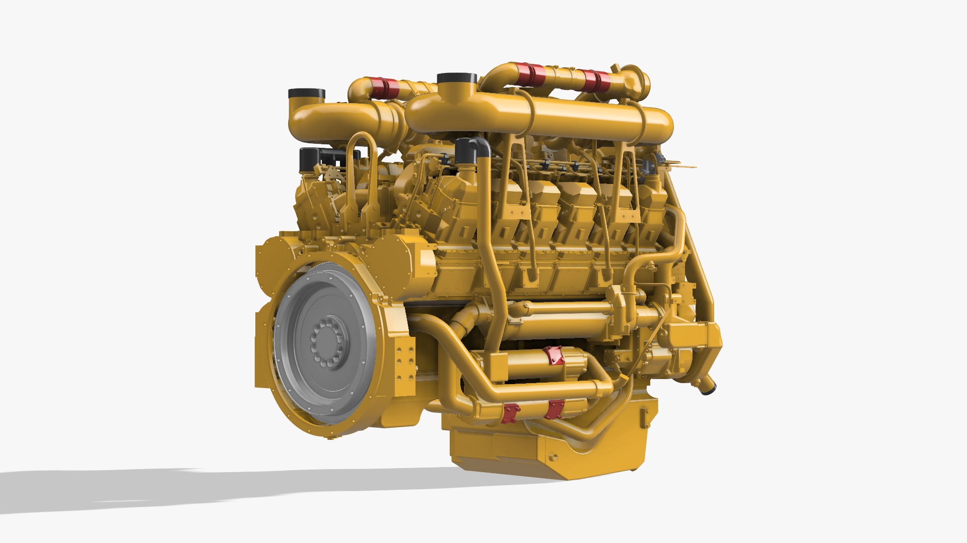 CAT 3512 C FOR 785D 3D print model_4