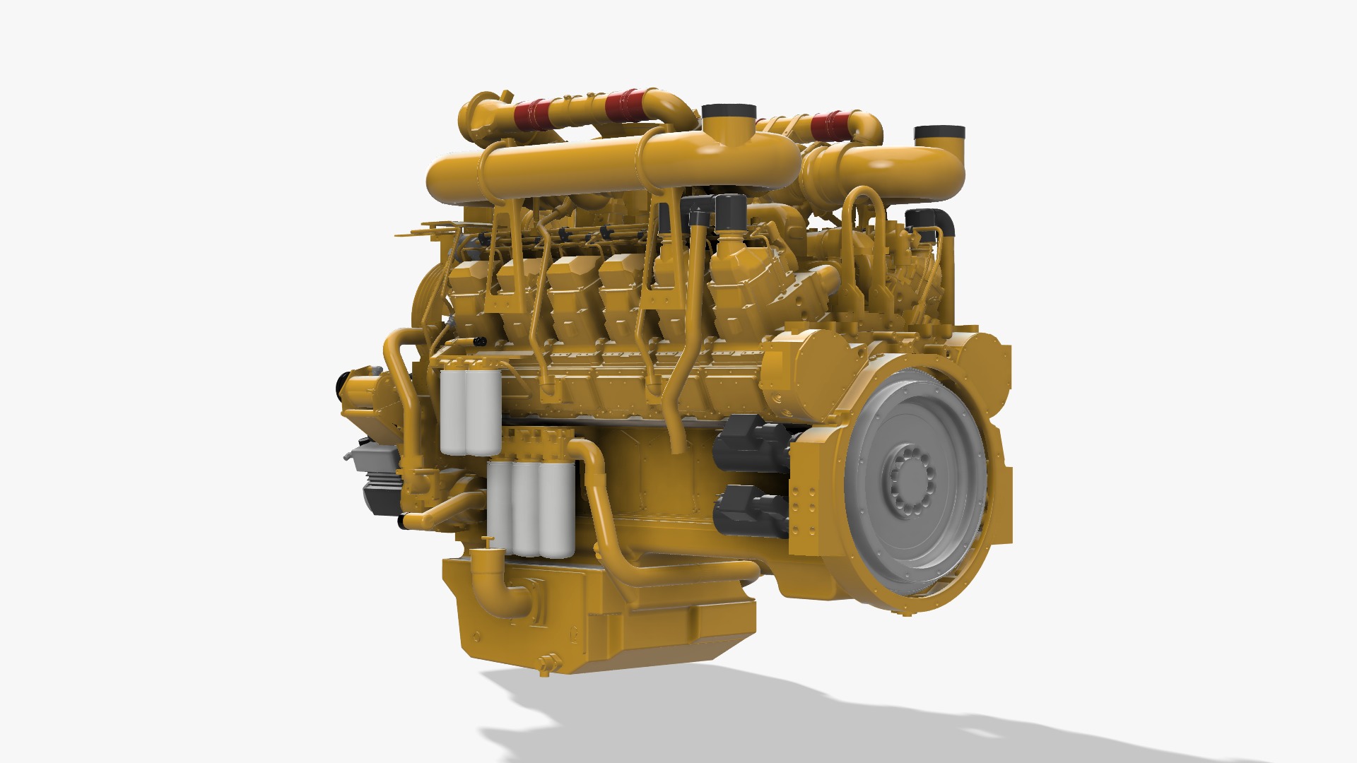 CAT 3512 C FOR 785D 3D print model_6