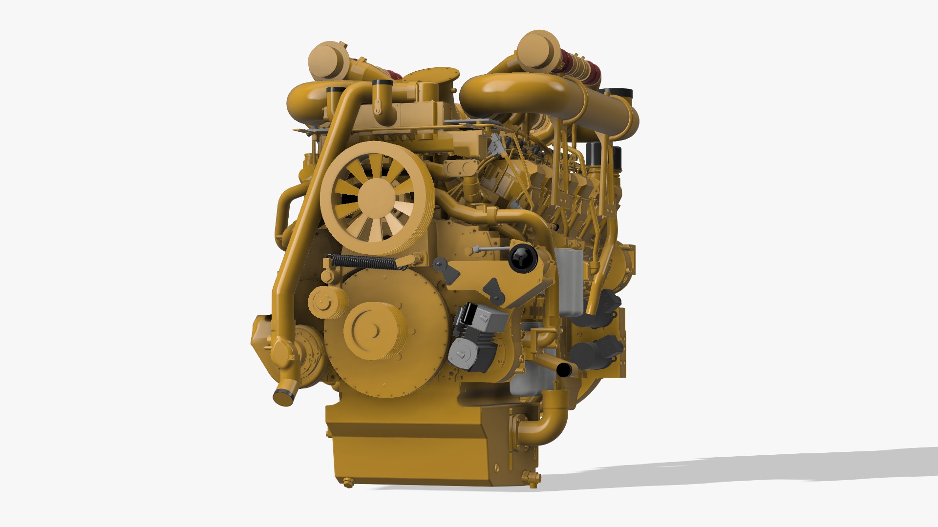 CAT 3512 C FOR 785D 3D print model_9
