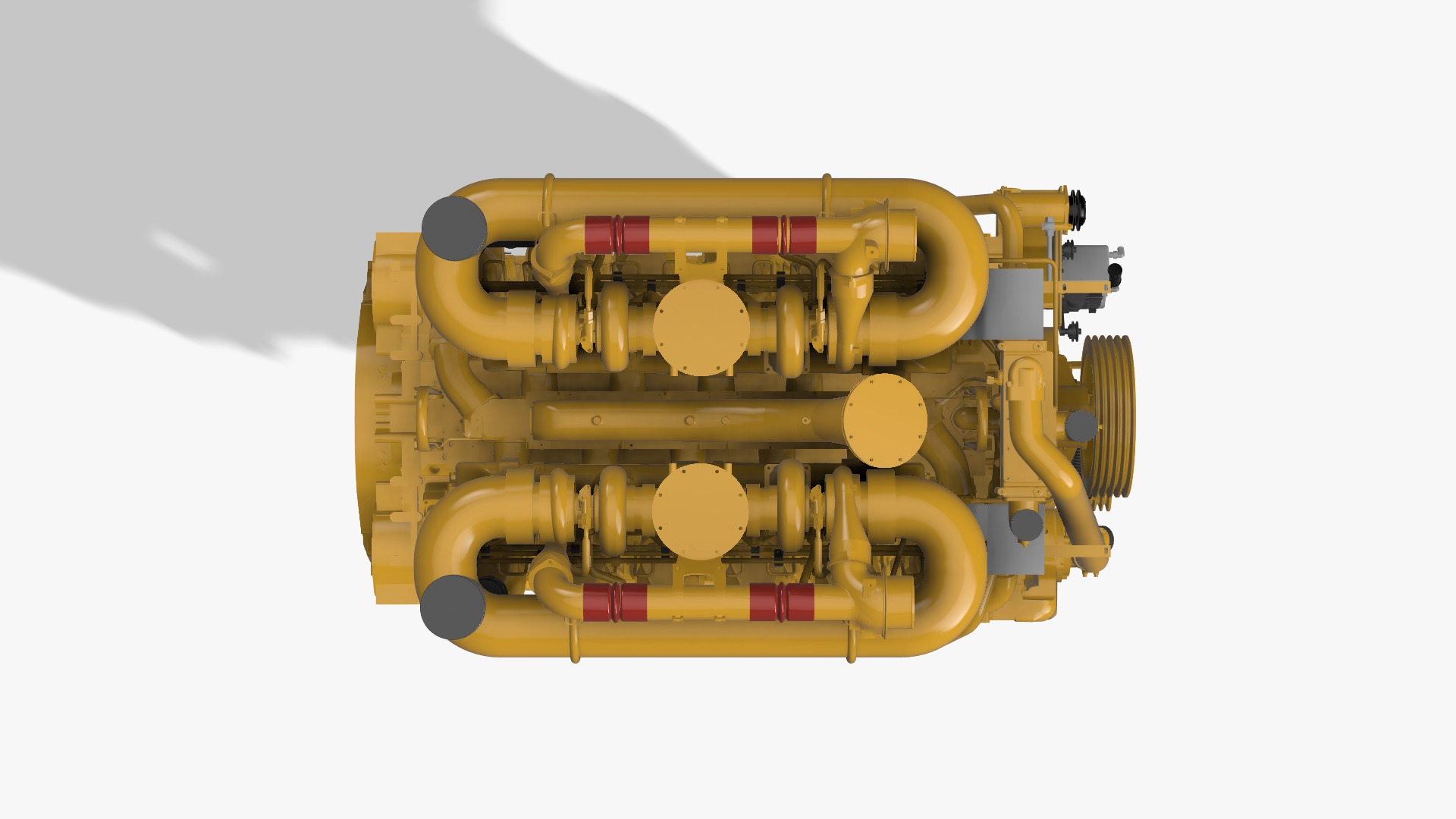 CAT 3512 C FOR 785D 3D print model_8
