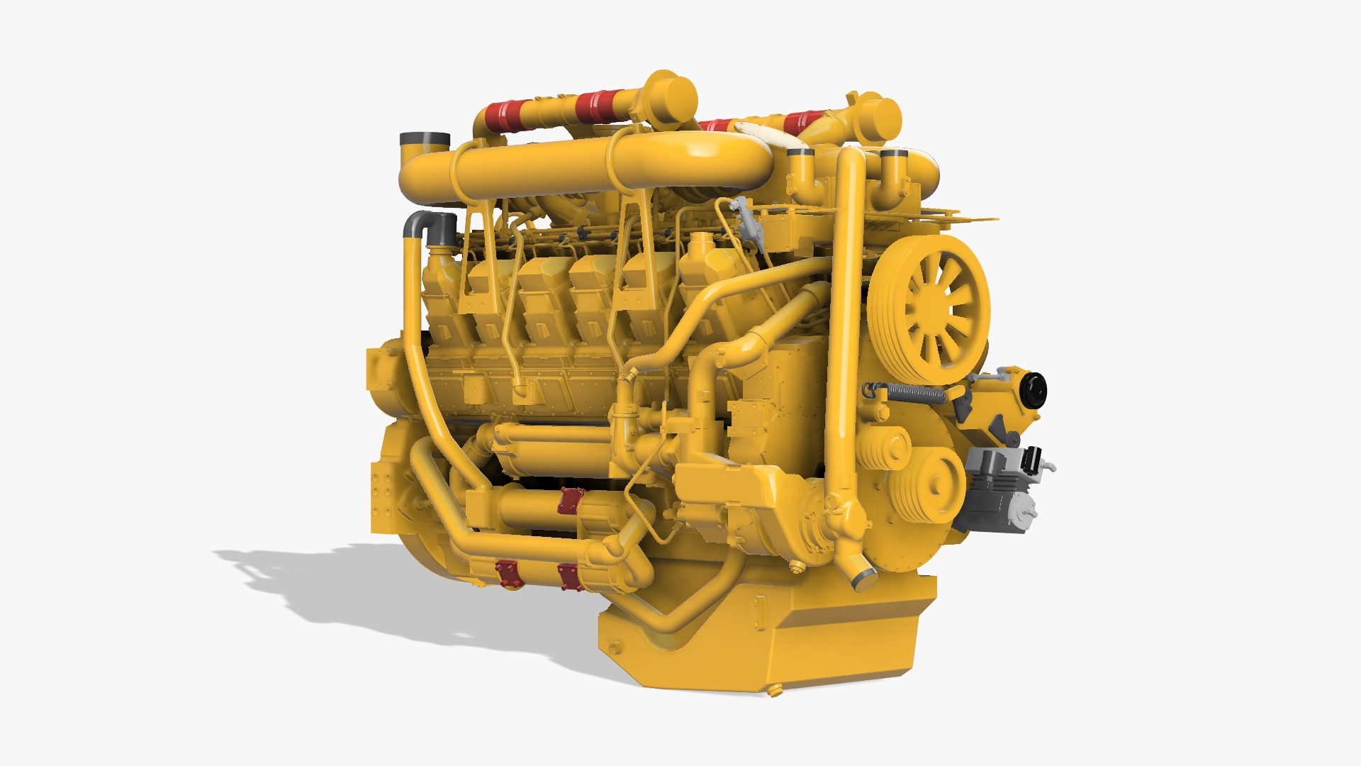 CAT 3512 C FOR 785D 3D print model_2