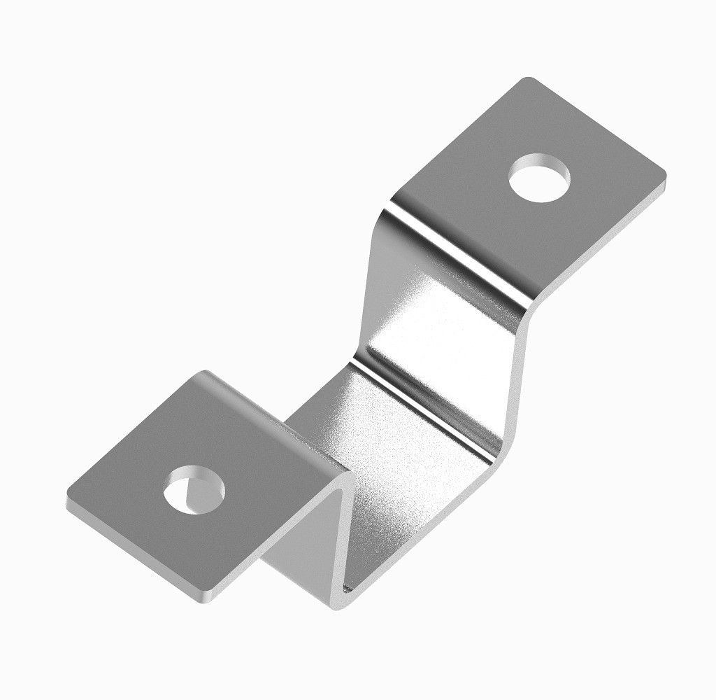 Square Tube Strap Clamp 3D print model_2