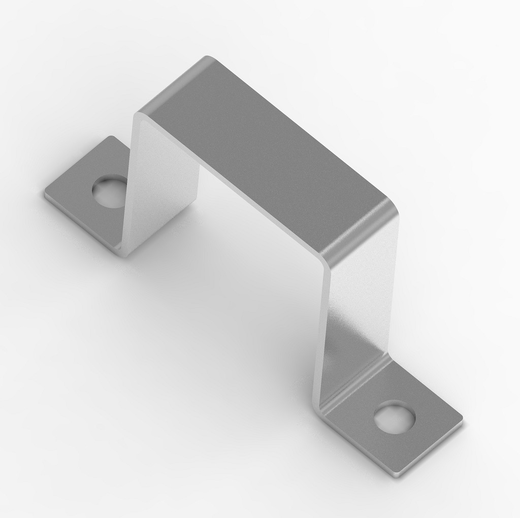 Square Pipe Clamp 3D print model_1