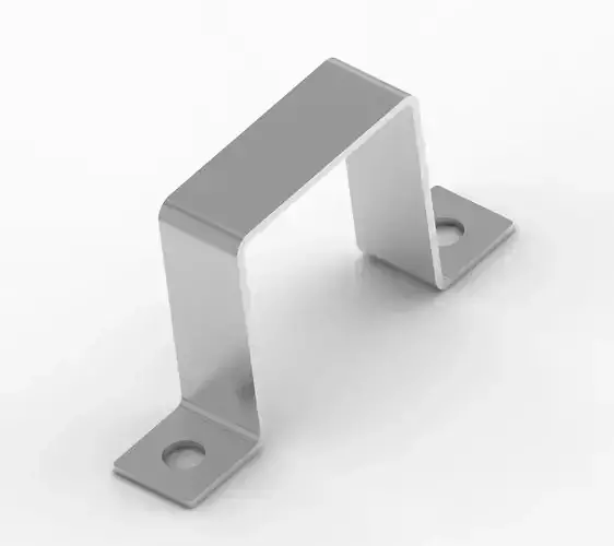 Square Pipe Clamp 3D print model