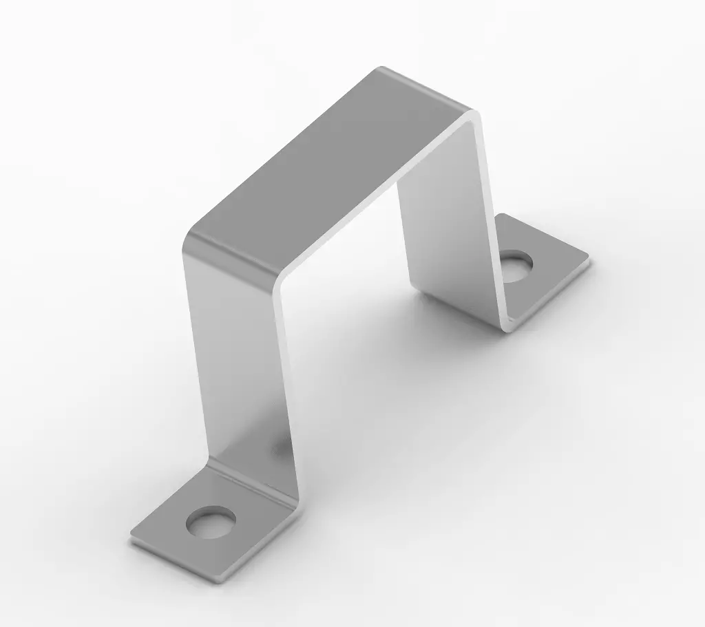 Square Pipe Clamp 3D print model_0
