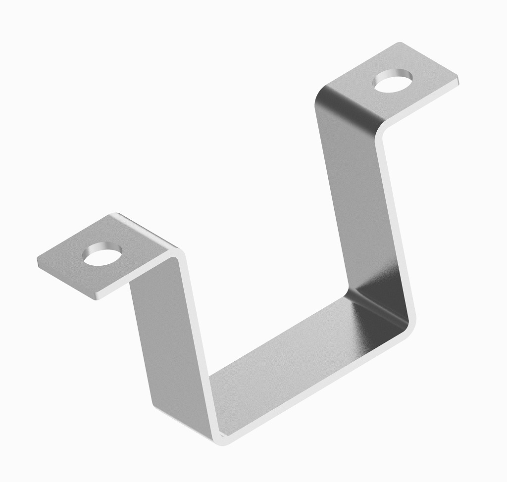 Square Pipe Clamp 3D print model_2