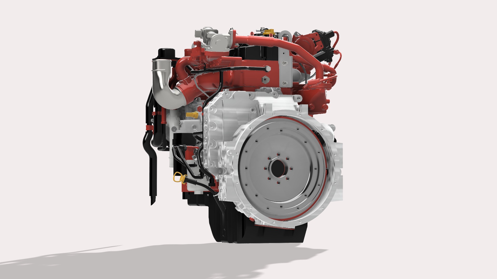 Cummins QSF3 8 diesel engine 3D print model_6