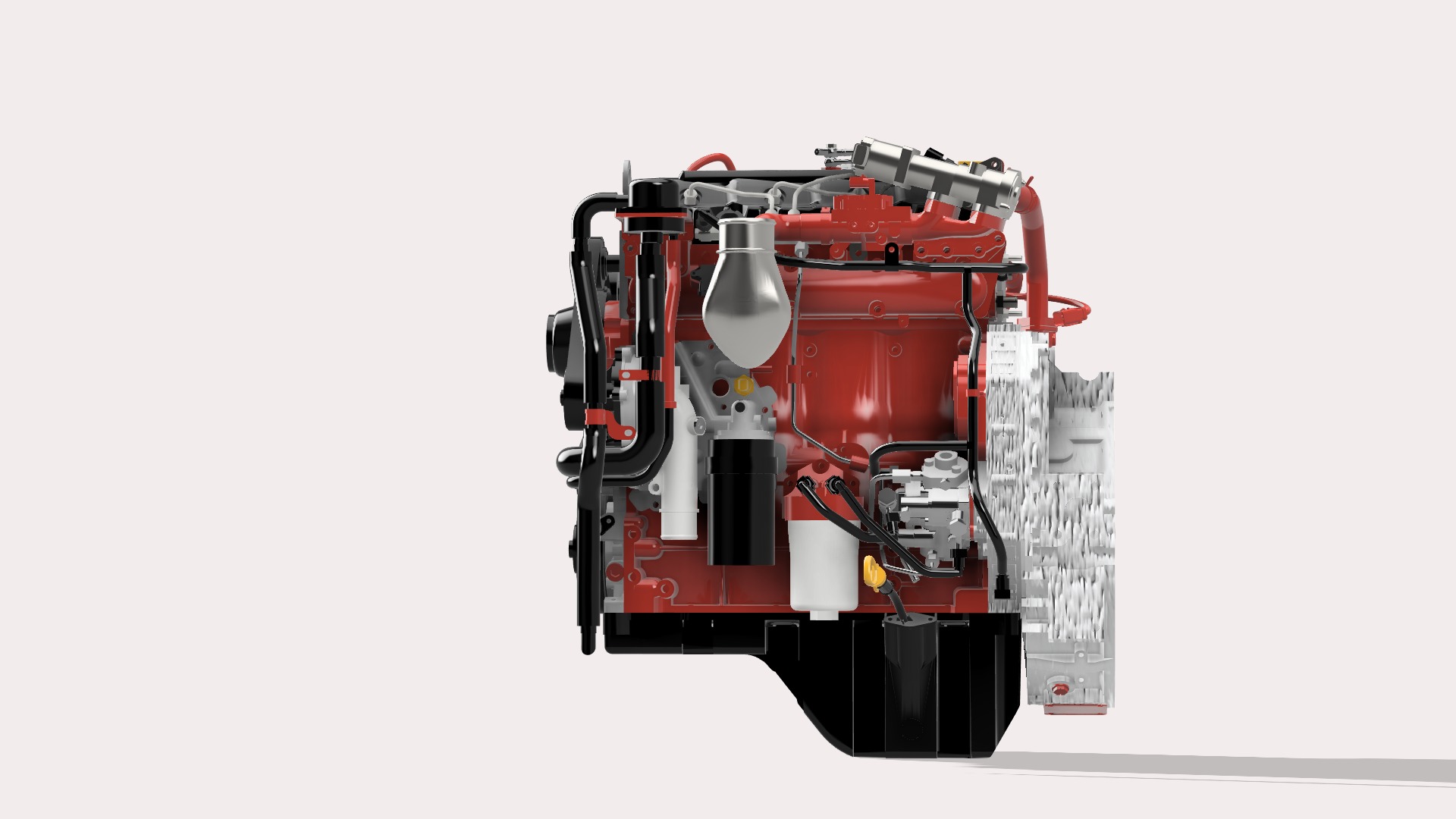 Cummins QSF3 8 diesel engine 3D print model_5