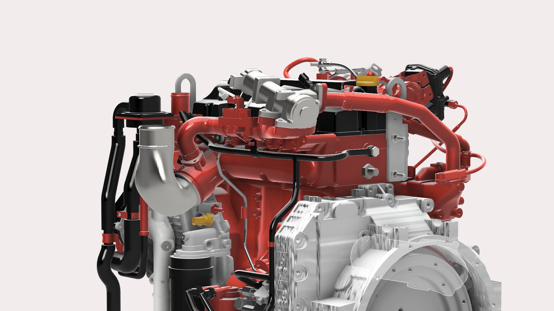 Cummins QSF3 8 diesel engine 3D print model_3