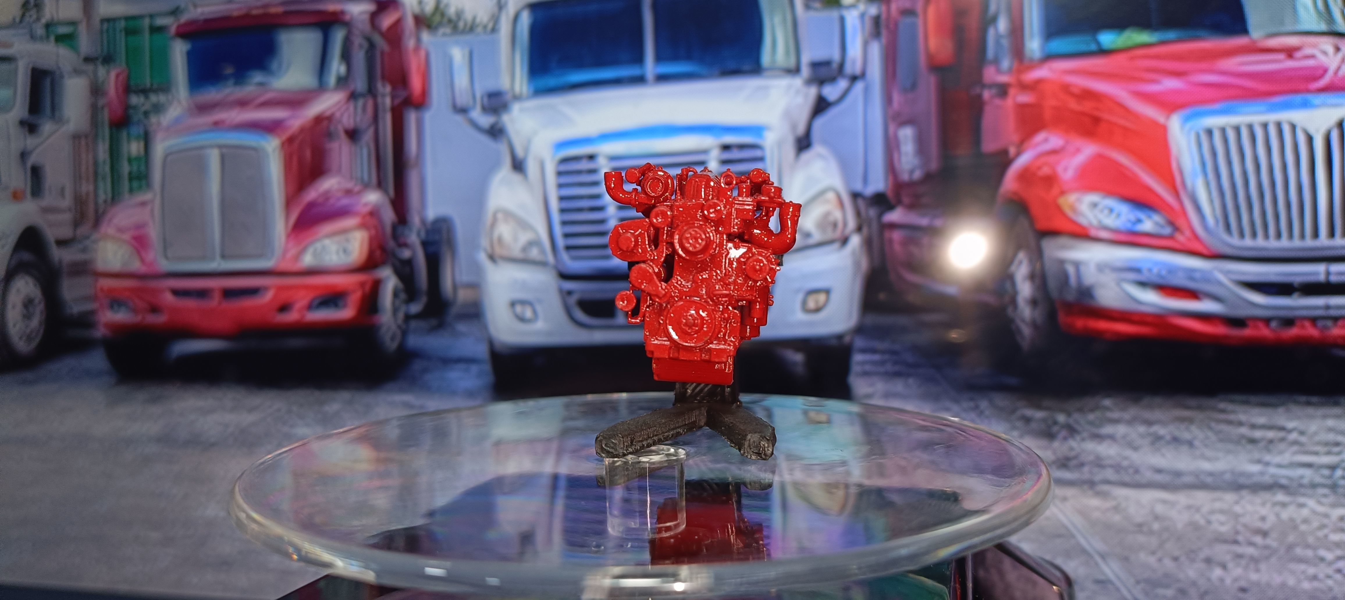 Cummins QSF3 8 diesel engine 3D print model_13