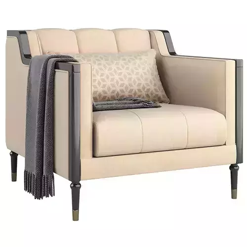 Neopoliscasa Fratelli Barri Lloyd Armchair 3D model