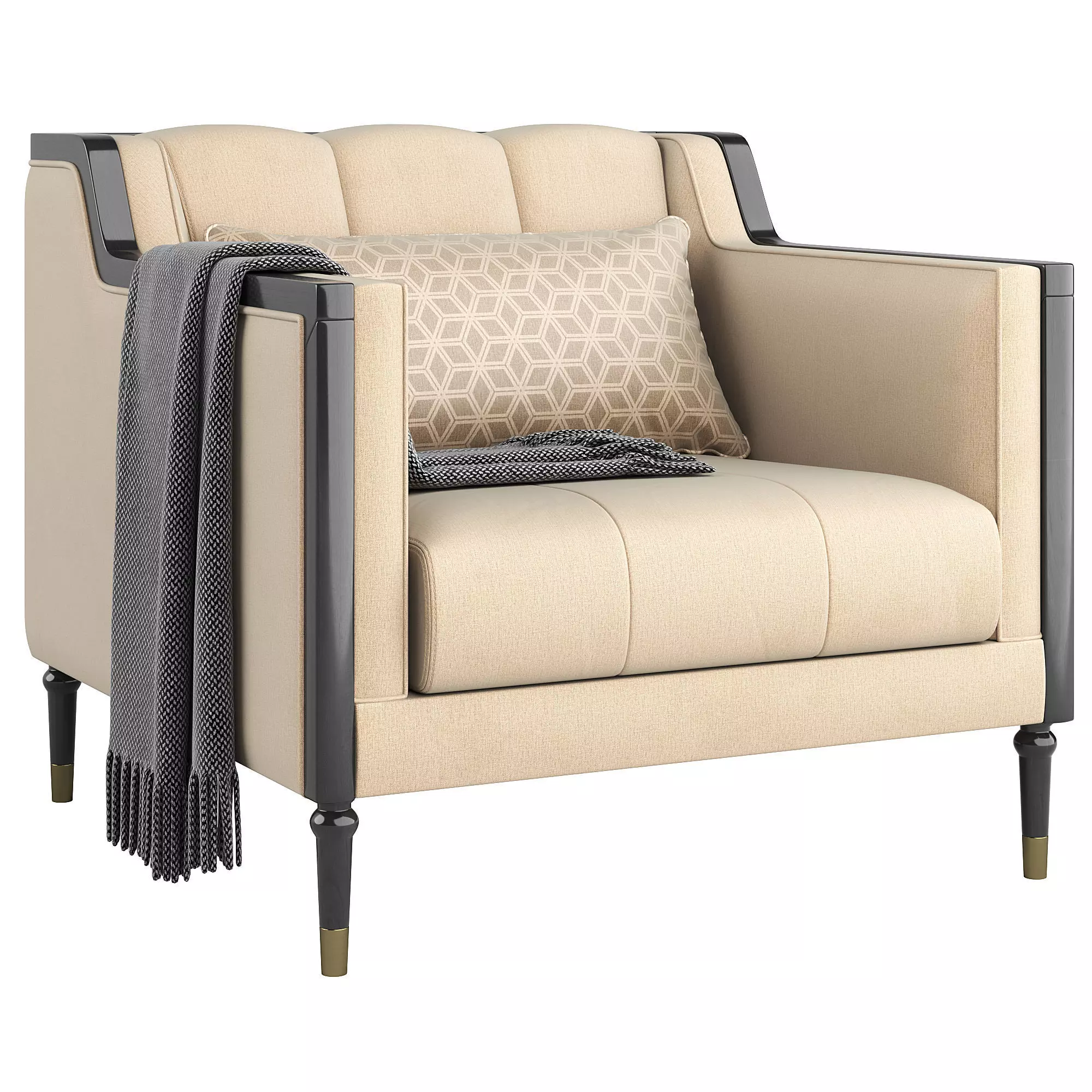 Neopoliscasa Fratelli Barri Lloyd Armchair 3D model