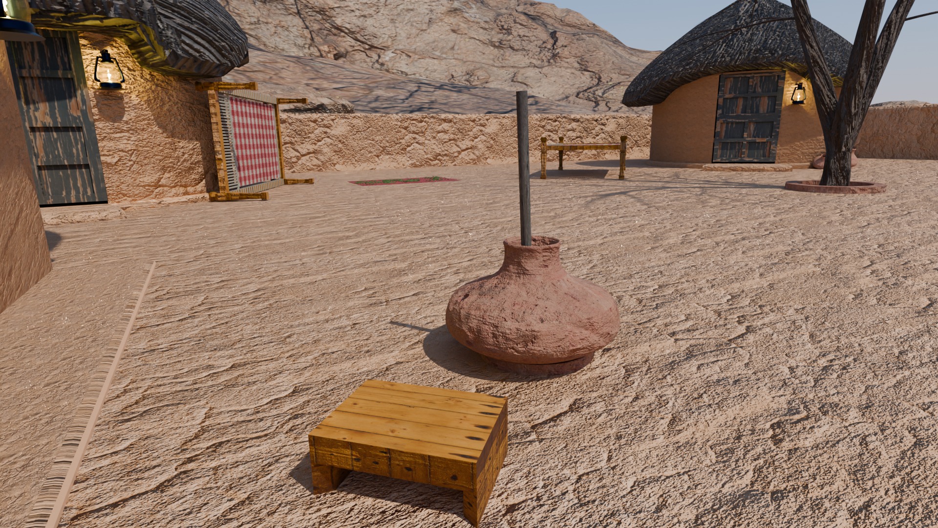 Sindhi Village Pack Low-poly 3D model_8