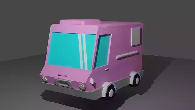 Stylized bus