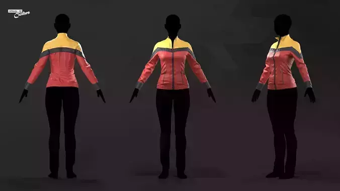 The Jacket 10 - 107 Marvelous Designer and Clo3D