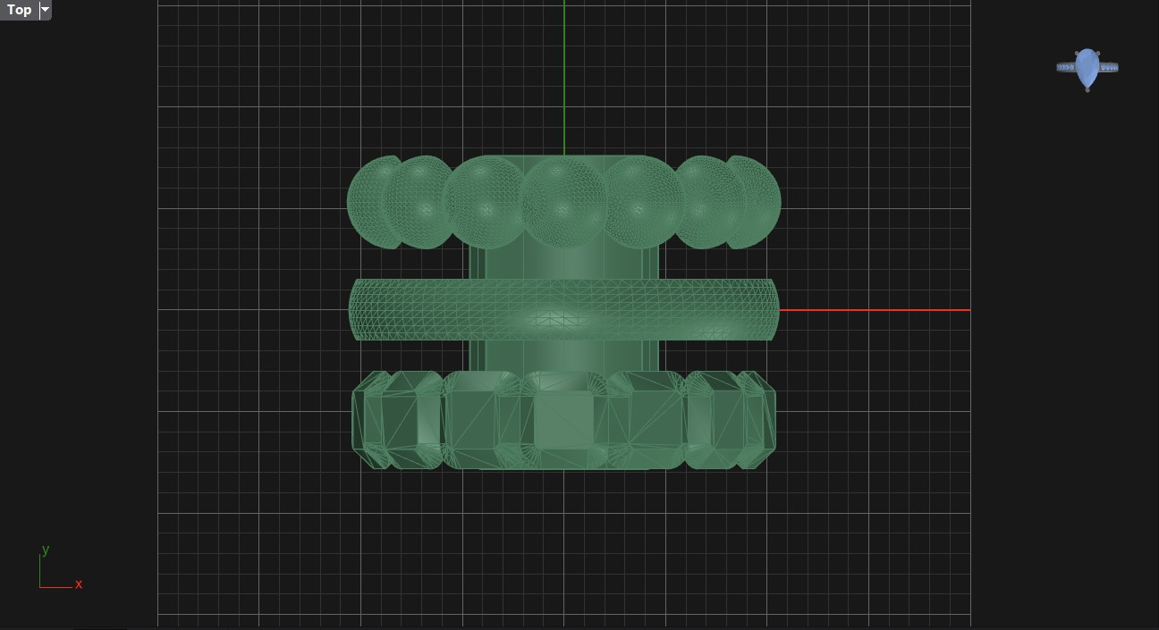 bead and cube ring N03 Free 3D print model_6