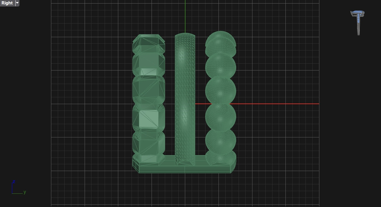 bead and cube ring N03 Free 3D print model_8