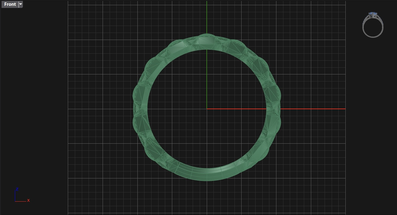 bead and cube ring N03 Free 3D print model_7